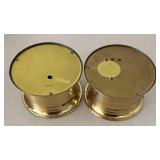 LL  - Howard Miller Brass Clock and Barometer Set