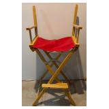 TR - Pair of Directors Chairs with Wood Frames