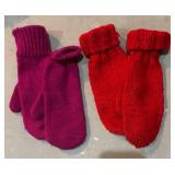TR - Collection of Warm Winter Hats, Mittens, Gloves and Scarves