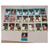 MB - Lot of Vintage Chicago Blackhawks Hockey Cards Assorted Players