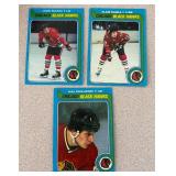 MB - Lot of Vintage Chicago Blackhawks Hockey Cards Assorted Players