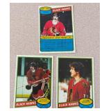 MB - Lot of Vintage Chicago Blackhawks Hockey Cards Assorted Players