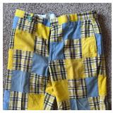 LLBR - Vintage Bleeding Madras Patchwork Pants
