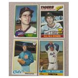 MB - Vintage Baseball Card Collection Featuring Stars from the 1970s and 1980s