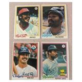 MB - Vintage Baseball Card Collection Featuring Stars from the 1970s and 1980s