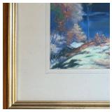 P - 1939 Signed W.F. Konagen Framed Landscape Oil Painting