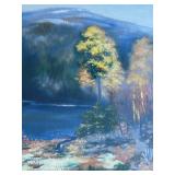 P - 1939 Signed W.F. Konagen Framed Landscape Oil Painting