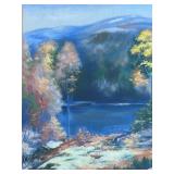 P - 1939 Signed W.F. Konagen Framed Landscape Oil Painting