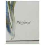 P - Mary J. Boman Signed Watercolor 