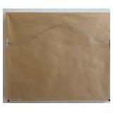 P - Original Framed House Landscape Painting Signed Bradford