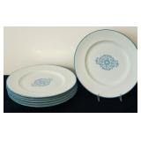 P - Set of 6 Vintage Franciscan Family China Medallion 10in Dinner Plates