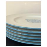 P - Set of 6 Vintage Franciscan Family China Medallion 10in Dinner Plates