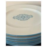 P - Set of 6 Vintage Franciscan Family China Medallion 10in Dinner Plates