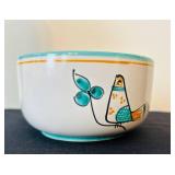 P - Ceramic Chef Bottle Decanter and Decorative Bowl by Carrie Olsen Garrard