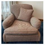 LR - Pair of Ralph Lauren Upholstered Armchairs with Plaid Pattern