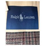 LR - Pair of Ralph Lauren Upholstered Armchairs with Plaid Pattern