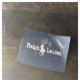 LR - Ralph Lauren Tufted Upholstered Armchair with Paisley Pattern