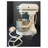 P - KitchenAid Heavy Duty Stand Mixer with Attachments - Model K5SSWH