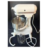 P - KitchenAid Heavy Duty Stand Mixer with Attachments - Model K5SSWH