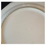 K - Vintage Heathcote Pottery White Dinnerware Set, Service for 8 Plus Serving Pieces