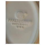 K - Vintage Heathcote Pottery White Dinnerware Set, Service for 8 Plus Serving Pieces