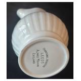 K - Vintage Heathcote Pottery White Dinnerware Set, Service for 8 Plus Serving Pieces