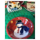 P - Holiday Kitchen and Table Decor Collection with Christmas Theme
