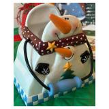 P - Holiday Kitchen and Table Decor Collection with Christmas Theme