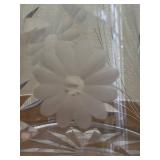 DR - Set of 3 Vintage Cut Glass Pitchers and Decanter, Tallest 12 Inches