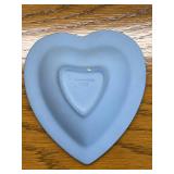 DR - Collection of Porcelain and Ceramic Decorative Pieces including Wedgwood Heart Dish and Bird Figurine