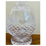 DR - Vintage Crystal Decanter with Stopper and 4 Glasses Set