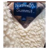 P - Northern Summit Plaid Sherpa-Lined Jacket Size L 42/44