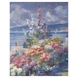 DR - Unframed Abbott F. Graves Flowers by the Bay Art Print