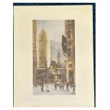 DR - Dave Riebe Signed Print Reflections Foshay Tower, Unframed