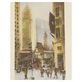 DR - Dave Riebe Signed Print Reflections Foshay Tower, Unframed