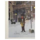 DR - Dave Riebe Signed Print Reflections Foshay Tower, Unframed