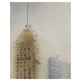 DR - Dave Riebe Signed Print Reflections Foshay Tower, Unframed