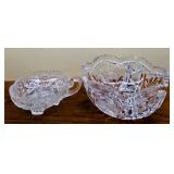 DR - Vintage Wolfl 24% Lead Hand Cut Czech Crystal Tableware Collection