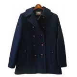P - Mackintosh Authentic Wool Peacoat Navy Blue Double-Breasted