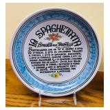 P - Pair of Large Orvieto Italian Recipe Ceramic Plates