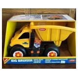 LR - Buddy L Big Bruiser Dump Truck with Sound Effects in Original Packaging