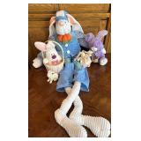LR - Large 3-Foot Plush Bunny with Easter Rabbit Plushies and Accessories
