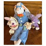 LR - Large 3-Foot Plush Bunny with Easter Rabbit Plushies and Accessories