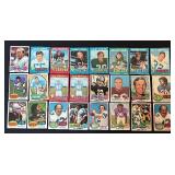 DR - Lot of 20 Vintage Football Trading Cards Assorted NFL Teams