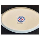 P - Set of 6 Vintage Floral Porcelain Platters and Serving Dishes, Silesia & BIA