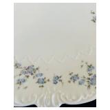 P - Set of 6 Vintage Floral Porcelain Platters and Serving Dishes, Silesia & BIA