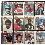 DR - Collection of Vintage NFL Football Trading Cards - Assorted Teams and Players