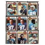 DR - Collection of Vintage NFL Football Trading Cards - Assorted Teams and Players