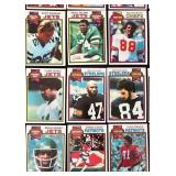 DR - Collection of Vintage NFL Football Trading Cards - Assorted Teams and Players