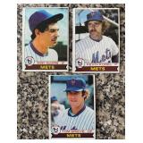 K - Collection of Vintage New York Mets Baseball Cards